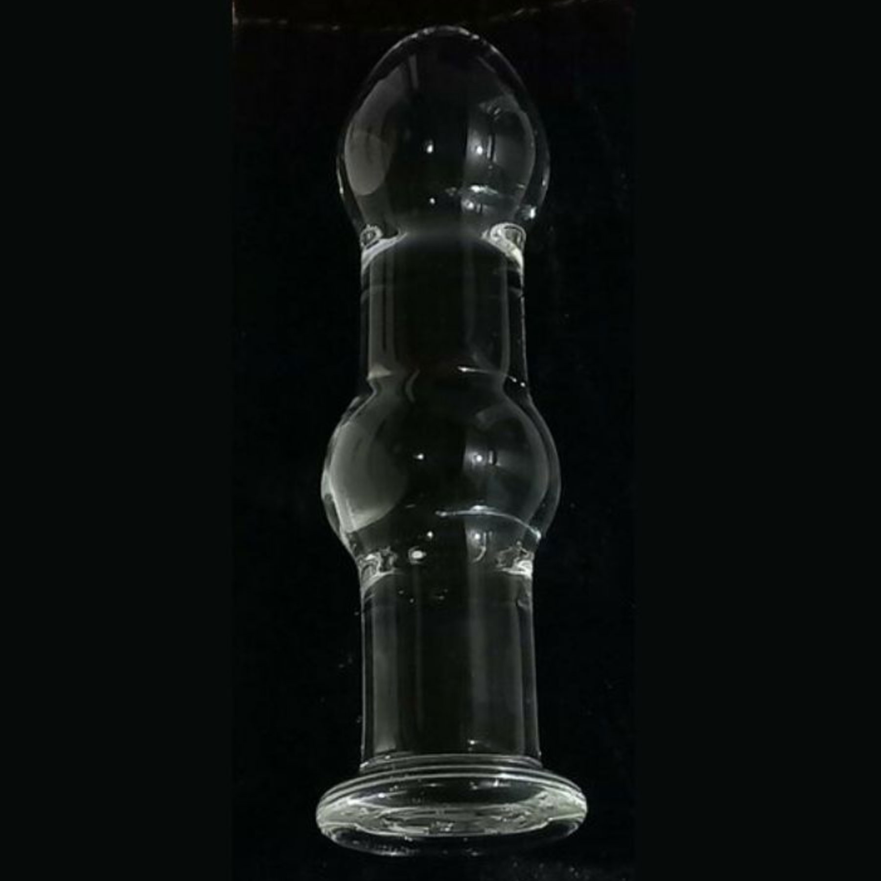 Boumlu Krlmaz Cam Anal Plug 14 cm Boy x 3 cm ap C-7526