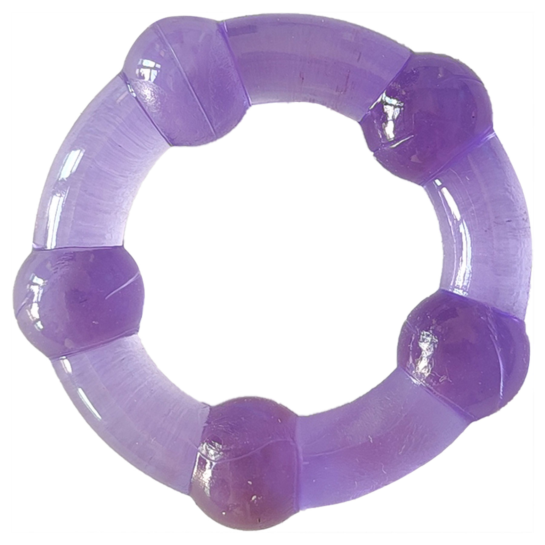 Boumlu Silikon Penis Halkas - Mor C-CJNA3005M